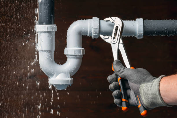 Professional Leak Detection technician working in Albany, IN